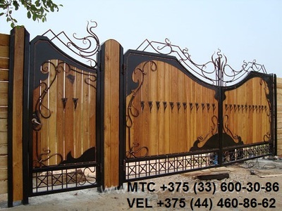 Кованые ворота,  лестница,  козырек,  решетка,  перила,  навес,  забор,  манг - main